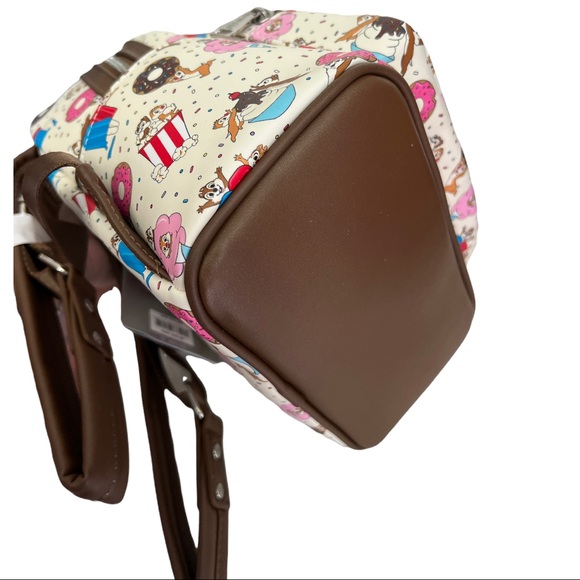 NWT Disney x Loungefly Chip & Dale with Snacks Mini Backpack & Matching Wallet - Picture 10 of 15